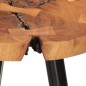 vidaXL Tavolo da Bar in Legno Ø53x105 cm Legno Massello di Acacia 