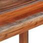 vidaXL Tavolo da Pranzo 110x50x76 cm Legno Massello di Acacia 