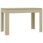 vidaXL Tavolo da Pranzo Rovere Sonoma 120x60x76 cm in Truciolato vidaXL Tavolo da Pranzo Rovere Sonoma 120x60x76 cm in Truciolato