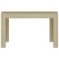 vidaXL Tavolo da Pranzo Rovere Sonoma 120x60x76 cm in Truciolato vidaXL Tavolo da Pranzo Rovere Sonoma 120x60x76 cm in Truciolato