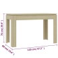 vidaXL Tavolo da Pranzo Rovere Sonoma 120x60x76 cm in Truciolato vidaXL Tavolo da Pranzo Rovere Sonoma 120x60x76 cm in Truciolato