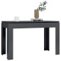 vidaXL Tavolo da Pranzo Grigio Lucido 120x60x76 cm in Truciolato vidaXL Tavolo da Pranzo Grigio Lucido 120x60x76 cm in Truciolato