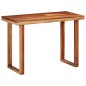 vidaXL Tavolo da Pranzo 110x50x76 cm Legno Massello di Acacia vidaXL Tavolo da Pranzo 110x50x76 cm Legno Massello di Acacia