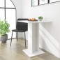 vidaXL Tavolo da Bistrot Bianco 60x60x75 cm in Legno Multistrato vidaXL Tavolo da Bistrot Bianco 60x60x75 cm in Legno Multistrato