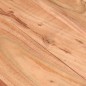 vidaXL Tavolo da Pranzo Nero 140x70x76 cm in Legno Massello di Acacia 