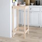 vidaXL Tavolo da Bar 50x50x110 cm in Legno Massello di Pino
