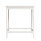 vidaXL Tavolo da Bar Bianco 100x50x110 cm in Legno Massello di Pino vidaXL Tavolo da Bar Bianco 100x50x110 cm in Legno Massello di Pino