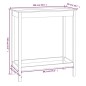 vidaXL Tavolo da Bar Bianco 100x50x110 cm in Legno Massello di Pino vidaXL Tavolo da Bar Bianco 100x50x110 cm in Legno Massello di Pino