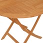 vidaXL Set da Pranzo da Giardino 5 pz in Legno Massello di Teak