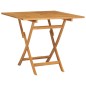 vidaXL Set da Pranzo da Giardino 5 pz in Legno Massello di Teak vidaXL Set da Pranzo da Giardino 5 pz in Legno Massello di Teak
