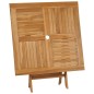 vidaXL Set da Pranzo da Giardino 5 pz in Legno Massello di Teak vidaXL Set da Pranzo da Giardino 5 pz in Legno Massello di Teak