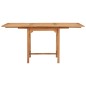 vidaXL Set da Pranzo da Giardino 7 pz in Legno Massello di Teak