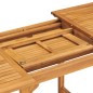 vidaXL Set da Pranzo da Giardino 7 pz in Legno Massello di Teak