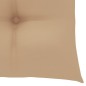 vidaXL Sedie da Giardino con Cuscini Beige 2 pz in Massello di Teak vidaXL Sedie da Giardino con Cuscini Beige 2 pz in Massello di Teak