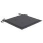 vidaXL Sedie da Giardino con Cuscini Antracite 3 pz Massello di Teak vidaXL Sedie da Giardino con Cuscini Antracite 3 pz Massello di Teak