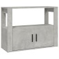 Credenza Grigio Cemento 80x30x60 cm in Legno Multistrato Credenza Grigio Cemento 80x30x60 cm in Legno Multistrato