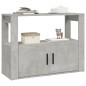 Credenza Grigio Cemento 80x30x60 cm in Legno Multistrato Credenza Grigio Cemento 80x30x60 cm in Legno Multistrato