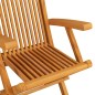 vidaXL Sedie da Giardino con Cuscini Crema 6 pz in Massello di Teak vidaXL Sedie da Giardino con Cuscini Crema 6 pz in Massello di Teak