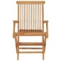vidaXL Sedie da Giardino con Cuscini Antracite 4 pz Massello di Teak vidaXL Sedie da Giardino con Cuscini Antracite 4 pz Massello di Teak