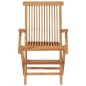 vidaXL Sedie da Giardino con Cuscini Beige 4 pz Massello di Teak vidaXL Sedie da Giardino con Cuscini Beige 4 pz Massello di Teak