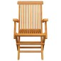 vidaXL Sedie da Giardino con Cuscini Beige 8 pz in Massello di Teak vidaXL Sedie da Giardino con Cuscini Beige 8 pz in Massello di Teak