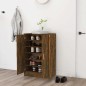 Scarpiera Rovere Fumo 60x35x92 cm in Legno Multistrato Scarpiera Rovere Fumo 60x35x92 cm in Legno Multistrato