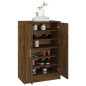 Scarpiera Rovere Fumo 60x35x92 cm in Legno Multistrato Scarpiera Rovere Fumo 60x35x92 cm in Legno Multistrato