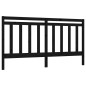 vidaXL Testiera per Letto Nera 186x4x100 cm in Legno Massello di Pino vidaXL Testiera per Letto Nera 186x4x100 cm in Legno Massello di Pino