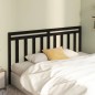 vidaXL Testiera per Letto Nera 186x4x100 cm in Legno Massello di Pino vidaXL Testiera per Letto Nera 186x4x100 cm in Legno Massello di Pino