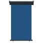 vidaXL Tenda Laterale per Terrazzo 100x250 cm Blu vidaXL Tenda Laterale per Terrazzo 100x250 cm Blu
