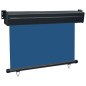 vidaXL Tenda Laterale per Terrazzo 100x250 cm Blu vidaXL Tenda Laterale per Terrazzo 100x250 cm Blu