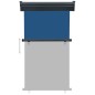 vidaXL Tenda Laterale per Terrazzo 100x250 cm Blu vidaXL Tenda Laterale per Terrazzo 100x250 cm Blu