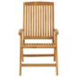 vidaXL Sedie da Giardino Reclinabili con Cuscini 2 pz in Legno di Teak vidaXL Sedie da Giardino Reclinabili con Cuscini 2 pz in Legno di Teak