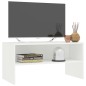 Mobile TV Bianco 80x40x40 cm in Truciolato Mobile TV Bianco 80x40x40 cm in Truciolato