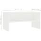 Mobile TV Bianco 80x40x40 cm in Truciolato Mobile TV Bianco 80x40x40 cm in Truciolato