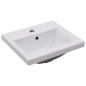 vidaXL Mobile da Bagno con Lavabo Integrato Nero in Truciolato vidaXL Mobile da Bagno con Lavabo Integrato Nero in Truciolato