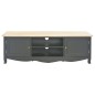 vidaXL Mobile Porta TV Nero 120x30x40 cm in Legno