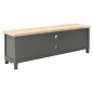 vidaXL Mobile Porta TV Nero 120x30x40 cm in Legno