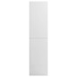 Armadio Bianco Lucido 100x50x200 cm in Truciolato