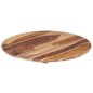 vidaXL Piano Tavolo in Legno Massello di Acacia Rotondo 25-27 mm 70 cm vidaXL Piano Tavolo in Legno Massello di Acacia Rotondo 25-27 mm 70 cm