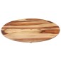 vidaXL Piano Tavolo in Legno Massello di Acacia Rotondo 25-27 mm 70 cm vidaXL Piano Tavolo in Legno Massello di Acacia Rotondo 25-27 mm 70 cm