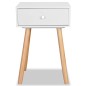 vidaXL Comodini Set 2 pz in Massello di Pino 40x30x61 cm Bianchi vidaXL Comodini Set 2 pz in Massello di Pino 40x30x61 cm Bianchi