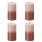 Bolsius Candele Pilastro Rustiche Sunset 4 pz 130x68 mm Rosa e Ambra Bolsius Candele Pilastro Rustiche Sunset 4 pz 130x68 mm Rosa e Ambra