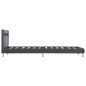 vidaXL Giroletto con LED Grigio in Similpelle 90x200 cm vidaXL Giroletto con LED Grigio in Similpelle 90x200 cm