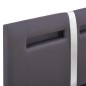 vidaXL Giroletto con LED Grigio in Similpelle 90x200 cm vidaXL Giroletto con LED Grigio in Similpelle 90x200 cm