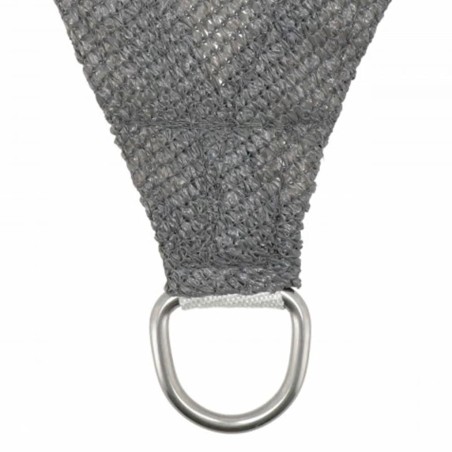 Livin'outdoor Vela Parasole Iseo HDPE Quadrata 3,6x3,6 m Grigia