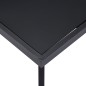 vidaXL Tavolo da Pranzo Nero 140x70x75 cm in Vetro Temperato vidaXL Tavolo da Pranzo Nero 140x70x75 cm in Vetro Temperato