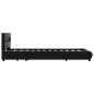 vidaXL Giroletto con LED Nero in Similpelle 90x200 cm vidaXL Giroletto con LED Nero in Similpelle 90x200 cm