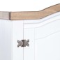 vidaXL vidaXL Armadio in Legno di Pino Messicano Corona 2 Ante Bianco vidaXL vidaXL Armadio in Legno di Pino Messicano Corona 2 Ante Bianco