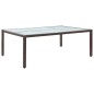 vidaXL Tavolo da Pranzo da Giardino Marrone 200x150x74cm in Polyrattan vidaXL Tavolo da Pranzo da Giardino Marrone 200x150x74cm in Polyrattan